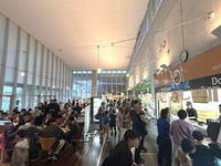 学研都市でひびきの地区まちづくり協議会による交流イベントが行われました（4/17）