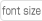 fontsize