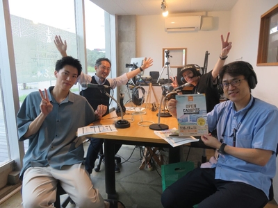 7月10日（月）AIR STATION HIBIKIで北九大ひびきのラジオ部の放送がありました！